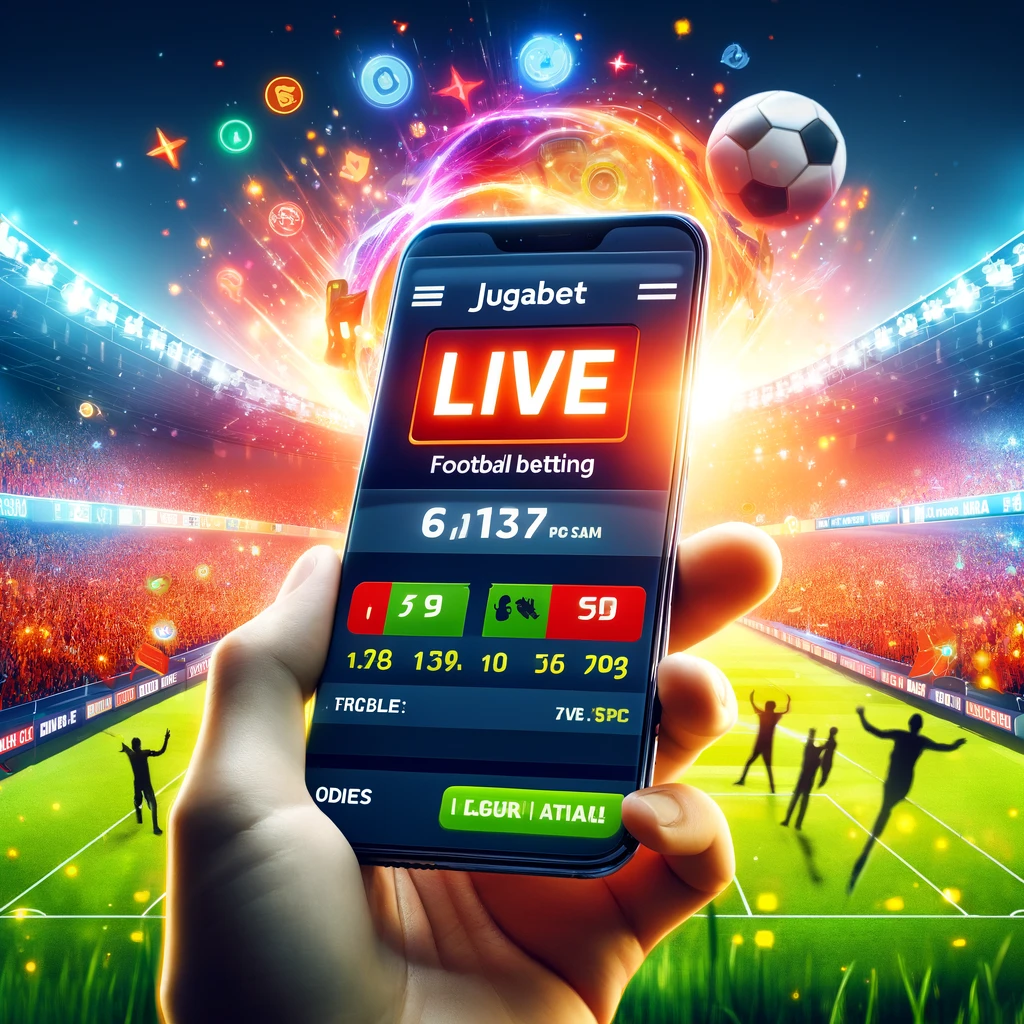 Interfaz dinámica de apuestas en vivo de Jugabet fútbol
